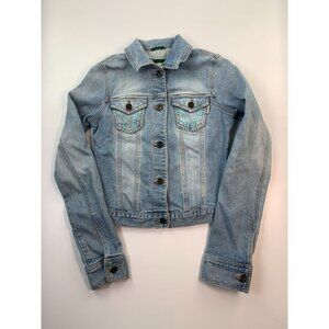 Hollister Women's S Faded Denim Jacket